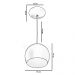 Kit 3 Pendentes Bola Pequena Alumínio 15cm Verde Metalico