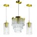 Kit 3 Pendentes Clearcrillic + Pendente Manucrillic Gold