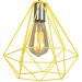 Kit 3 Pendentes Diamante Aramado Grande Amarelo