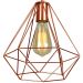 Kit 3 Pendentes Diamante Aramado Grande Cobre