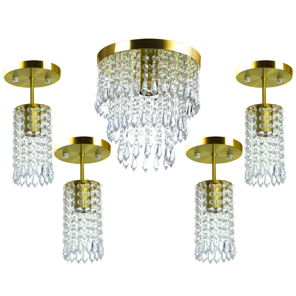 Kit 4 Clearcrillic + Lustre Manucrillic Gold