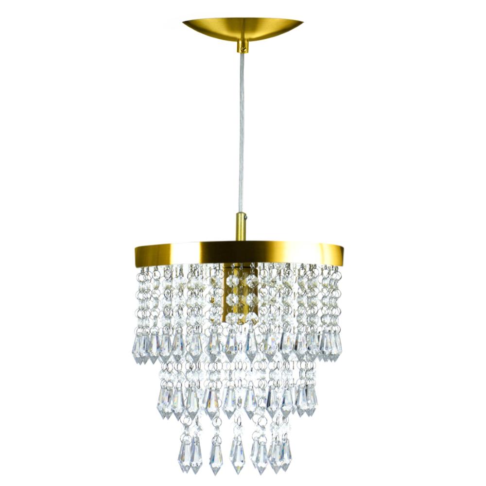 Kit 4 Pendentes Clearcrillic + Pendente Manucrillic Gold