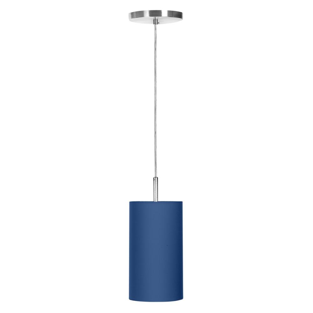 Kit Pendente Dome + 2 Pendente Cilindrica Azul