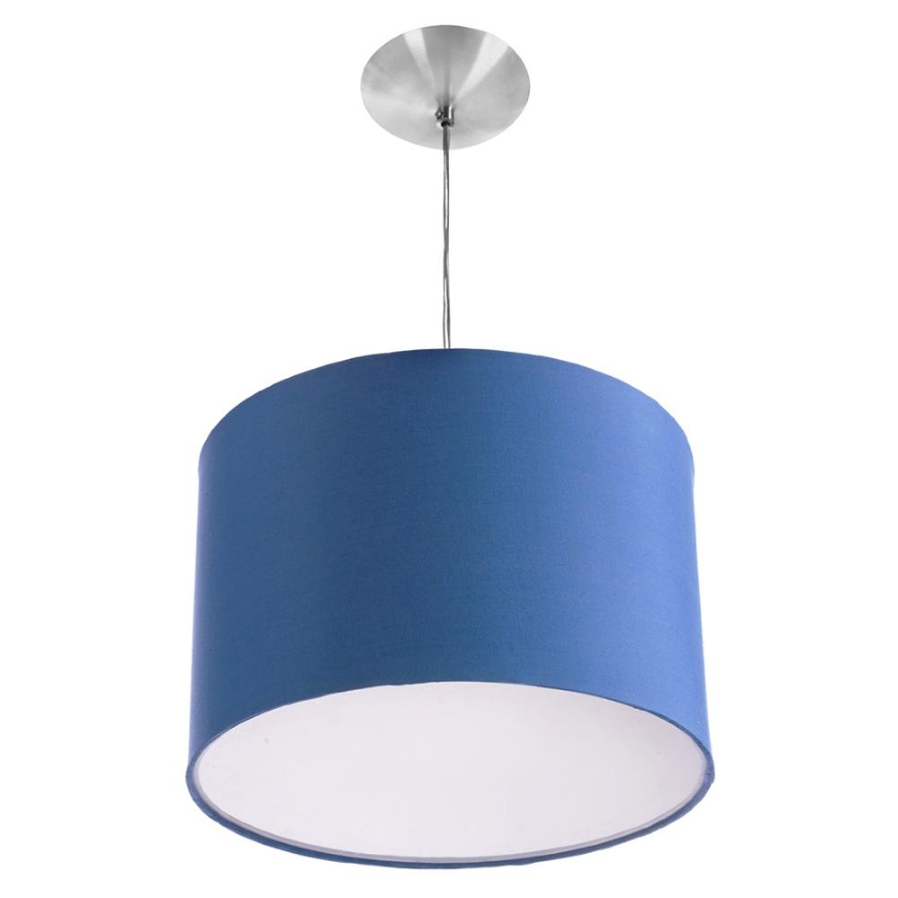 Kit Pendente Dome + 2 Pendente Cilindrica Azul