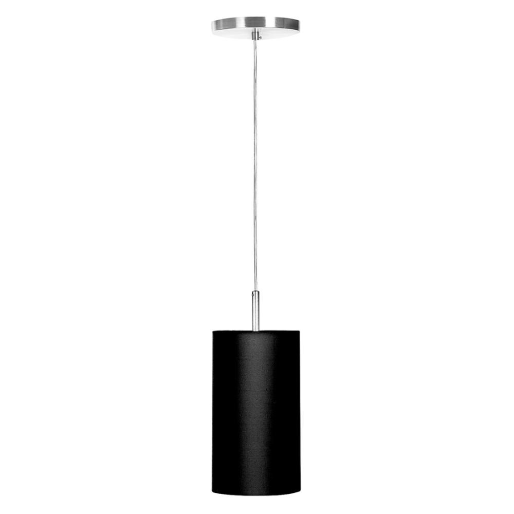 Kit Pendente Dome + 2 Pendente Cilindrica Preto