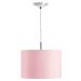 Kit Pendente Dome + 2 Pendente Cilindrica Rosa