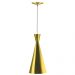 Luminária Pendente Funil Aluminio Tom Dixon Dourado Metalico