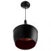 Luminária Pendente Gourmet Balão 32X25cm Em Aluminio Preto Magnifico