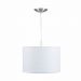 Lustre Cúpula Pendente Dome Estampado Branco Texturizado