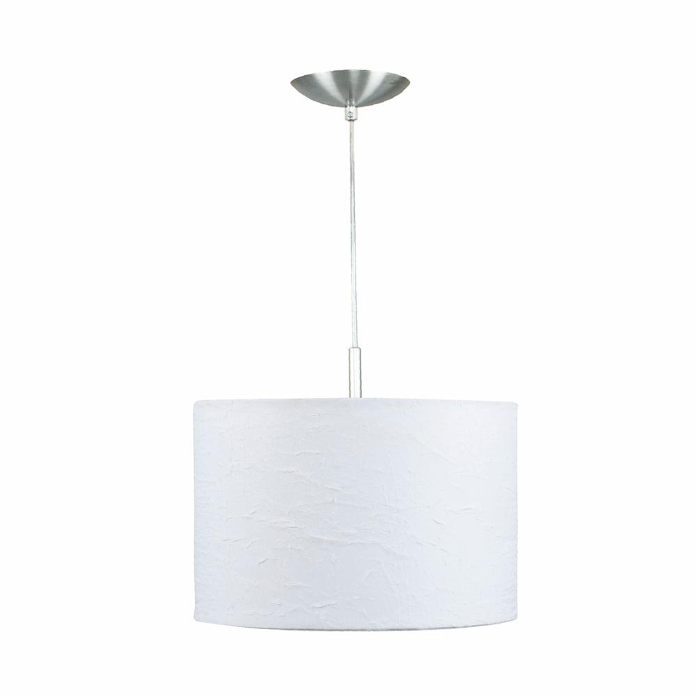 Lustre Cúpula Pendente Dome Estampado Branco Texturizado