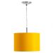 Lustre Cupula Pendente Dome 30x20cm Magnífico Amarelo