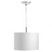 Lustre Cupula Pendente Dome 30x20cm Magnífico Branco