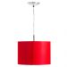 Lustre Cupula Pendente Dome 30x20cm Magnífico Vermelho