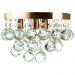 Lustre De Cristal Legitimo Classic Round 25x20 Cobre