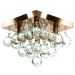 Lustre De Cristal Legitimo Classic Square 20x20 Cobre
