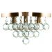Lustre De Cristal Legitimo Classic Square 20x20 Cobre