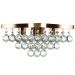 Lustre De Cristal Legitimo Classic Square 30x30 Cobre