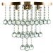Lustre De Cristal Legitimo Classic Square Long 30 Cobre