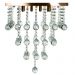 Lustre De Cristal Legitimo Classic Square Long 40 Cobre