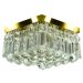 Lustre De Cristal Legitimo Wonderwall 20x20 Dourado
