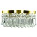 Lustre De Cristal Legitimo Wonderwall 20x20 Dourado