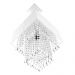 Lustre Para Sala De Cupula Cristal Acrílic Marrycrilic Branco