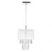 Lustre Para Sala De Cupula Cristal Acrílic Marrycrilic Branco