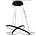 Lustre Pendente 2 Anéis Ring Branco Led Bivolt 60cm 3000K