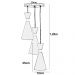 Lustre Pendente Aluminio Florida Triplo Branco