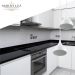 Lustre Pendente Aluminio Gota Duplo 21cm Branco