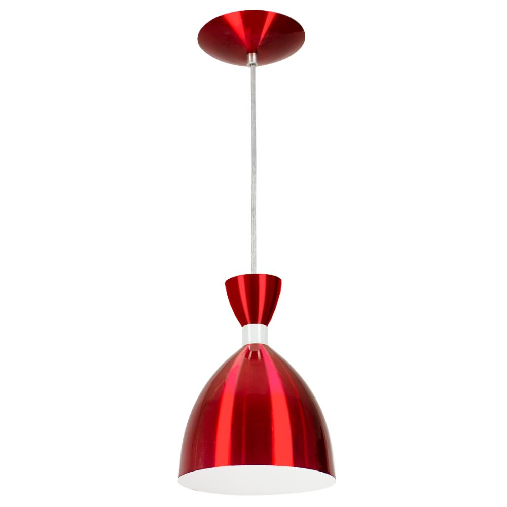 Lustre Pendente Califórnia De Alumínio Cereja