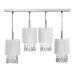 Lustre Pendente Cganza Quadruplo Redondo Branco