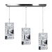 Lustre Pendente Cilindrico Triplo Base Retangular Jornal