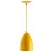 Lustre Pendente Cone Alumínio 20x14cm Soquete E-27 Amarelo