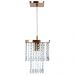 Lustre Pendente De Cristal Acrílico Marrycrilic Cobre