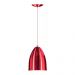 Lustre Pendente Luminária Cone de Alumínio Cereja
