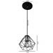 Lustre Pendente Luminária Diamante Aramado Branco