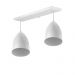 Lustre Pendente Sadan Duplo Base Retangular Branco