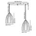 Lustre Pendente Sadan Duplo Base Retangular Branco