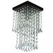 Lustre Plafon De Cristal Acrilico Spark Preto Maravilhoso