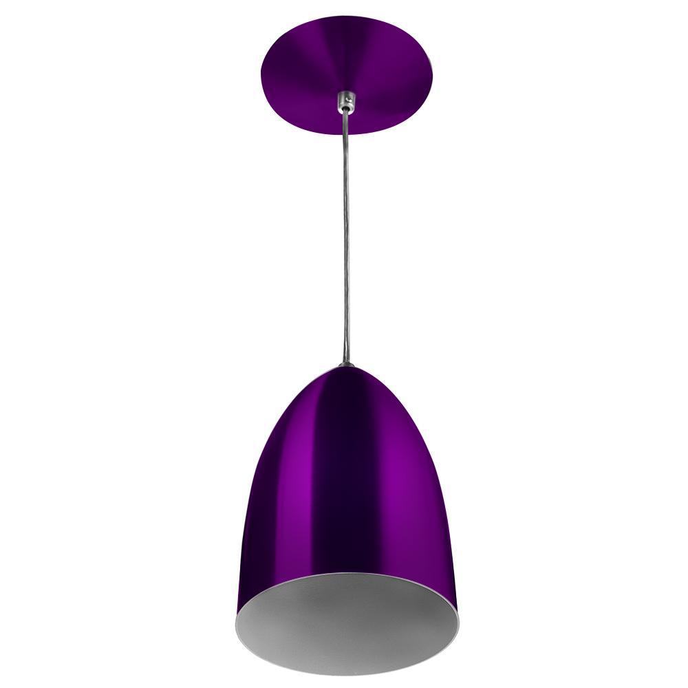 Pendente Bala Sadan Aluminio Roxo Metálico