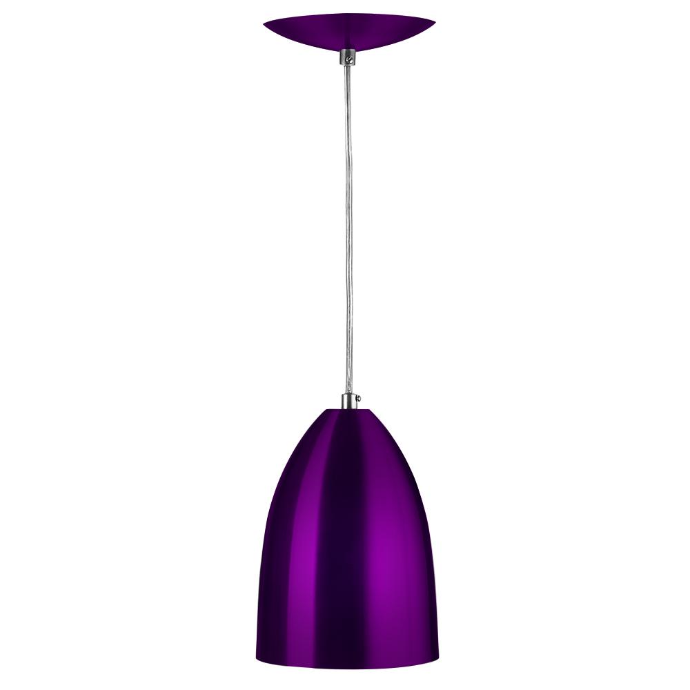 Pendente Bala Sadan Aluminio Roxo Metálico