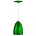 Pendente Bala Sadan Aluminio Verde Metálico