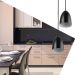 Pendente Cone Bala Sadan Aluminio Duplo Preto