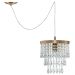 Pendente Cristal Acrilico Manucrilic Cobre Com Deslocador