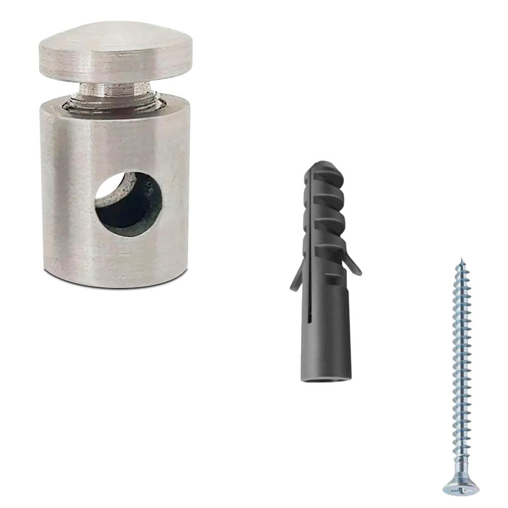 Pendente Cupula Cristal Acr Marrycrilic Branco c/ Deslocador
