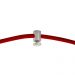 Pendente Cupula Cristal Acr Marrycrilic Rosa com Deslocador