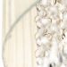Pendente Cupula Cristal Acr. Manucrilic + Deslocador Bege