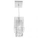 Pendente De Cupula Quadrado Clearfio Cristal Acrílico Branco