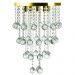 Plafon De Cristal Legitimo Classic Round Long 32 Dourado